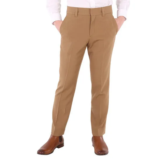 Original Burberry Mens Fawn Grain De Poudre Wool Tailored Trousers JMS always Rings Original Burberry Mens Fawn Grain De Poudre Wool Tailored Trousers JMS always Rings