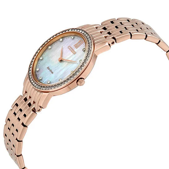 Original Citizen Silhouette Crystal White Mother of Pearl Dial Ladies Watch EX148350D JMS always Watches Original Citizen Silhouette Crystal White Mother of Pearl Dial Ladies Watch EX148350D JMS always Watches