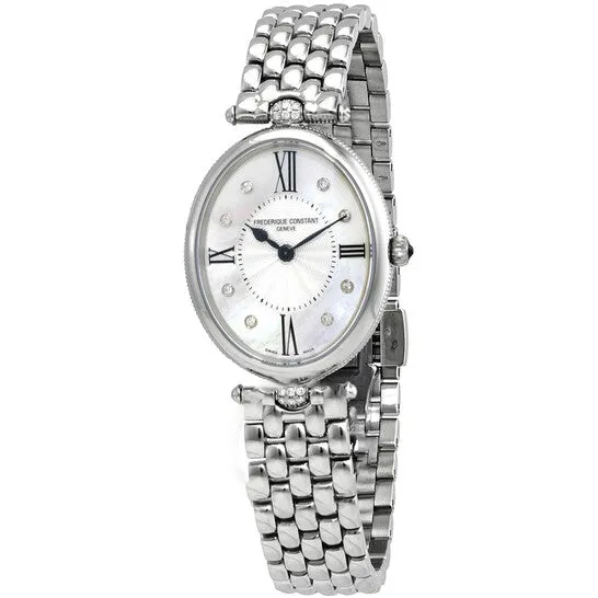 Original Frederique Constant Classics Art Deco Quartz Diamond White Mother of Pearl Dial Watch FC200MPWD3VD6B JMS always Watches Original Frederique Constant Classics Art Deco Quartz Diamond White Mother of Pearl Dial Watch FC200MPWD3VD6B JMS always Watches