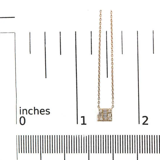 Original Haus of Brilliance 10K Yellow Gold 110 Cttw Round and Baguette Diamond Mosaic Composite Square 18 Inch Necklace HI Color I1I2 Clarity JMS always Necklaces Original Haus of Brilliance 10K Yellow Gold 110 Cttw Round and Baguette Diamond Mosaic Composite Square 18 Inch Necklace HI Color I1I2 Clarity JMS always Necklaces
