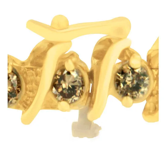 Original Haus of Brilliance 14K Yellow Gold 6ct TDW Round Cut Diamond S Bracelet KL I1I2 JMS always Bracelets Original Haus of Brilliance 14K Yellow Gold 6ct TDW Round Cut Diamond S Bracelet KL I1I2 JMS always Bracelets