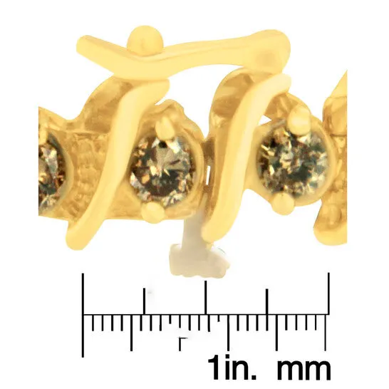 Original Haus of Brilliance 14K Yellow Gold 6ct TDW Round Cut Diamond S Bracelet KL I1I2 JMS always Bracelets Original Haus of Brilliance 14K Yellow Gold 6ct TDW Round Cut Diamond S Bracelet KL I1I2 JMS always Bracelets