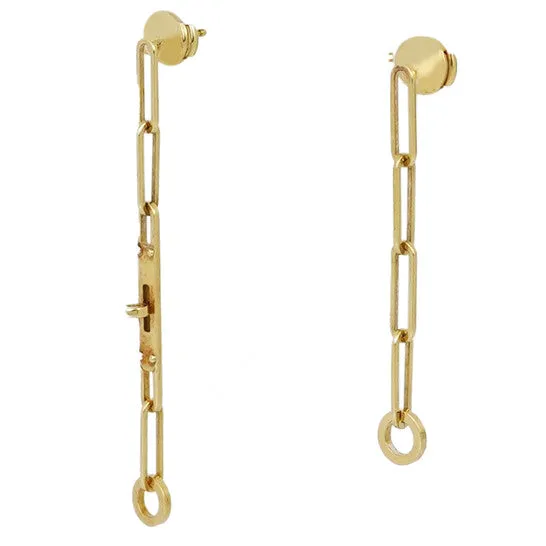 Original Hermes Kelly Chaine Earrings JMS always Earrings Original Hermes Kelly Chaine Earrings JMS always Earrings