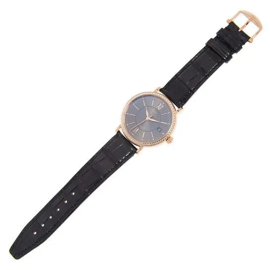 Original IWC Portofino 18kt Rose Gold Anthracite Dial Diamond Automatic Midsize Watch 458108 JMS always Watches Original IWC Portofino 18kt Rose Gold Anthracite Dial Diamond Automatic Midsize Watch 458108 JMS always Watches
