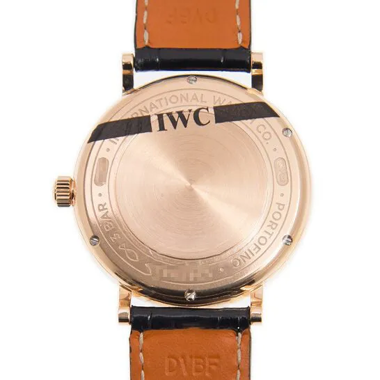 Original IWC Portofino 18kt Rose Gold Anthracite Dial Diamond Automatic Midsize Watch 458108 JMS always Watches Original IWC Portofino 18kt Rose Gold Anthracite Dial Diamond Automatic Midsize Watch 458108 JMS always Watches