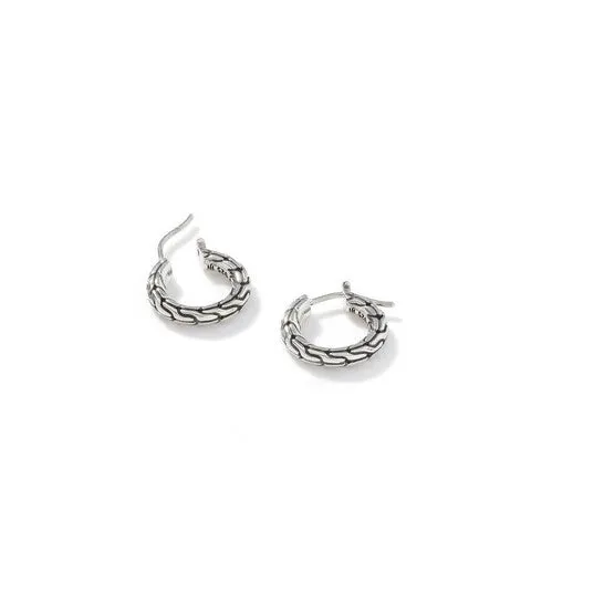 Original John Hardy Classic Chain Sterling Silver Small Hoop Earring Eb999709 JMS always Earrings Original John Hardy Classic Chain Sterling Silver Small Hoop Earring Eb999709 JMS always Earrings