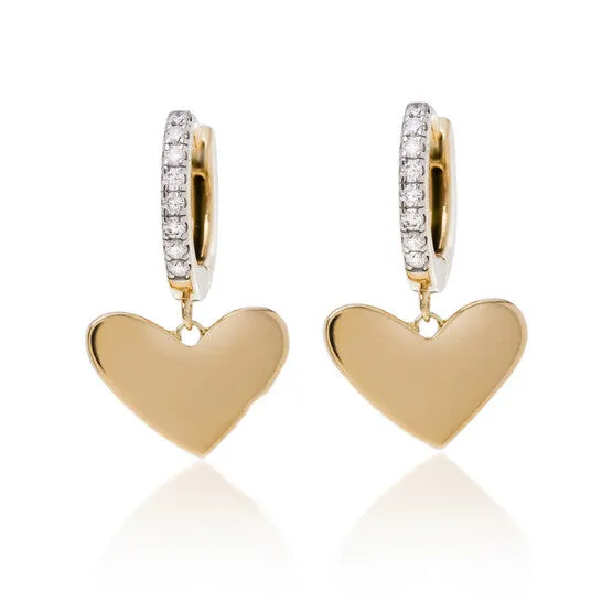 Original Kendra Scott Ari 14K Yellow Gold White Diamond Huggie Earrings 4217719311 JMS always Earrings Original Kendra Scott Ari 14K Yellow Gold White Diamond Huggie Earrings 4217719311 JMS always Earrings