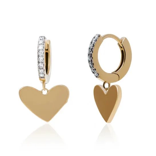 Original Kendra Scott Ari 14K Yellow Gold White Diamond Huggie Earrings 4217719311 JMS always Earrings Original Kendra Scott Ari 14K Yellow Gold White Diamond Huggie Earrings 4217719311 JMS always Earrings