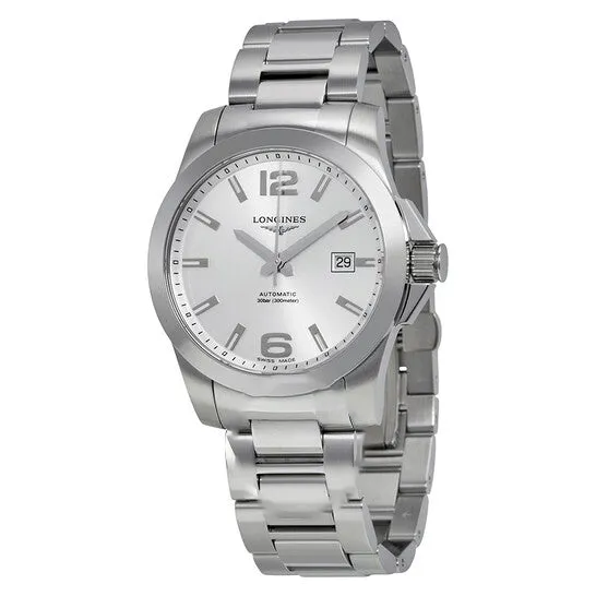 Original Longines Conquest Automatic Silver Dial Stainless Steel Mens Watch L36774766 JMS always Bracelets Original Longines Conquest Automatic Silver Dial Stainless Steel Mens Watch L36774766 JMS always Bracelets