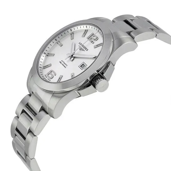 Original Longines Conquest Automatic Silver Dial Stainless Steel Mens Watch L36774766 JMS always Bracelets Original Longines Conquest Automatic Silver Dial Stainless Steel Mens Watch L36774766 JMS always Bracelets