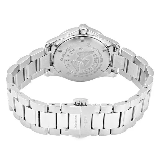 Original Longines Conquest Quartz Diamond Ladies Watch L33764876 JMS always Watches Original Longines Conquest Quartz Diamond Ladies Watch L33764876 JMS always Watches