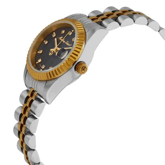 Original MatheyTissot Mathey II Quartz Crystal Black Dial Ladies Watch D710BN JMS always Watches Original MatheyTissot Mathey II Quartz Crystal Black Dial Ladies Watch D710BN JMS always Watches
