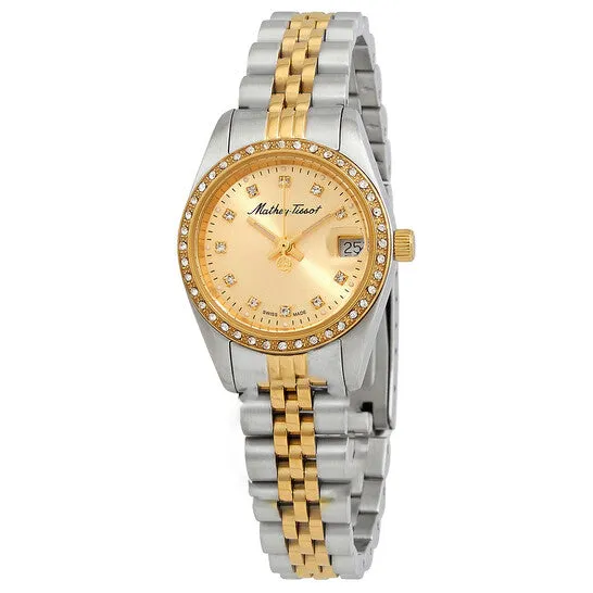 Original MatheyTissot Mathy IV Champagne Dial Ladies Watch D709BDQI JMS always Watches Original MatheyTissot Mathy IV Champagne Dial Ladies Watch D709BDQI JMS always Watches