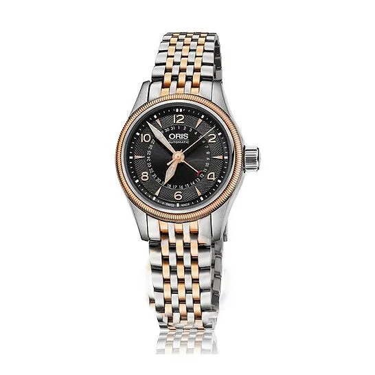 Original Oris Big Crown Poiner Date Black Dial TwoTone Stainless Steel Ladies Watch 01 594 7680 436407 8 14 32 JMS always Rings Original Oris Big Crown Poiner Date Black Dial TwoTone Stainless Steel Ladies Watch 01 594 7680 436407 8 14 32 JMS always Rings