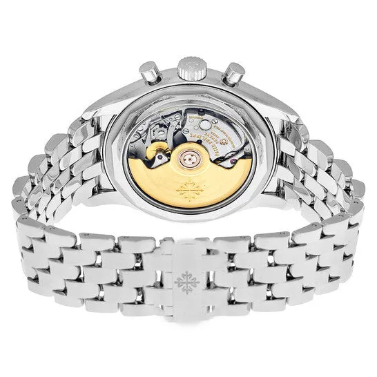 Original Patek Philippe Grand Complications Chronograph Silver Dial Stainless Steel Mens Watch 59601A JMS always Bracelets Original Patek Philippe Grand Complications Chronograph Silver Dial Stainless Steel Mens Watch 59601A JMS always Bracelets
