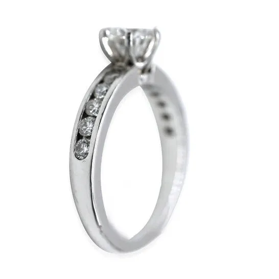 Original PreOwned Tiffany Co Diamond Engagement Ring in Platinum G VVS1 105 CTW JMS always Rings Original PreOwned Tiffany Co Diamond Engagement Ring in Platinum G VVS1 105 CTW JMS always Rings