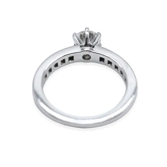 Original PreOwned Tiffany Co Diamond Engagement Ring in Platinum G VVS1 105 CTW JMS always Rings Original PreOwned Tiffany Co Diamond Engagement Ring in Platinum G VVS1 105 CTW JMS always Rings