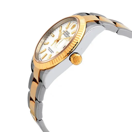Original Rolex Datejust 36 White Dial Mens Stainless Steel and 18kt Yellow Gold Oyster Watch 126233WSO JMS always Earrings Original Rolex Datejust 36 White Dial Mens Stainless Steel and 18kt Yellow Gold Oyster Watch 126233WSO JMS always Earrings