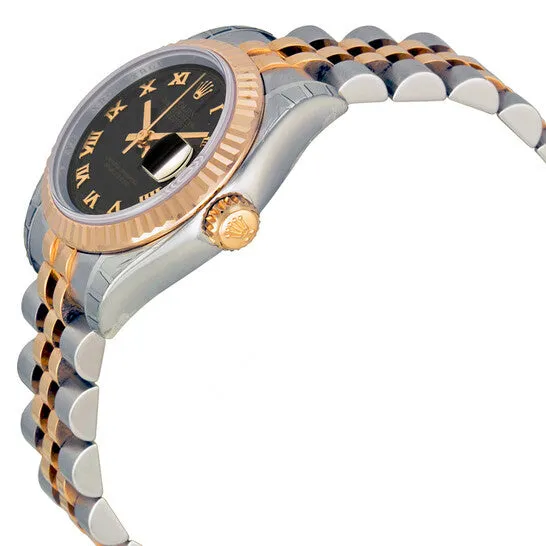 Original Rolex Lady Datejust 26 Black Dial Stainless Steel and 18K Everose Gold Jubilee Bracelet Automatic Watch 179171BKRJ JMS always Bracelets Original Rolex Lady Datejust 26 Black Dial Stainless Steel and 18K Everose Gold Jubilee Bracelet Automatic Watch 179171BKRJ JMS always Bracelets