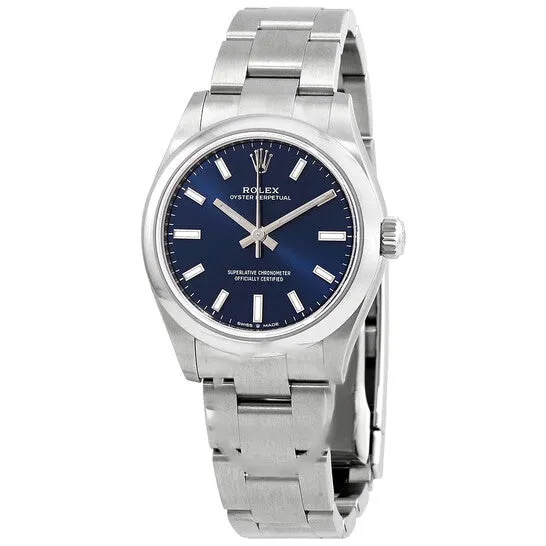 Original Rolex Oyster Perpetual 31 Automatic Chronometer Blue Dial Ladies Watch 277200BLSO JMS always Watches Original Rolex Oyster Perpetual 31 Automatic Chronometer Blue Dial Ladies Watch 277200BLSO JMS always Watches