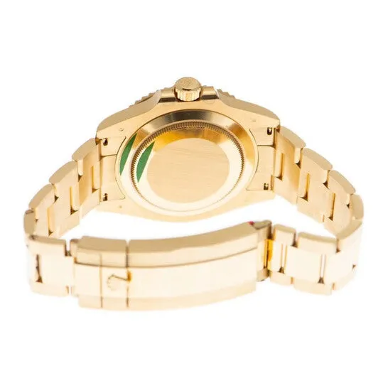 Original Submariner Black Dial 18K Yellow Gold Oyster Bracelet Automatic Mens Watch 126618LNBKSO JMS always Bracelets