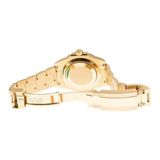 Original Submariner Black Dial 18K Yellow Gold Oyster Bracelet Automatic Mens Watch 126618LNBKSO JMS always Bracelets