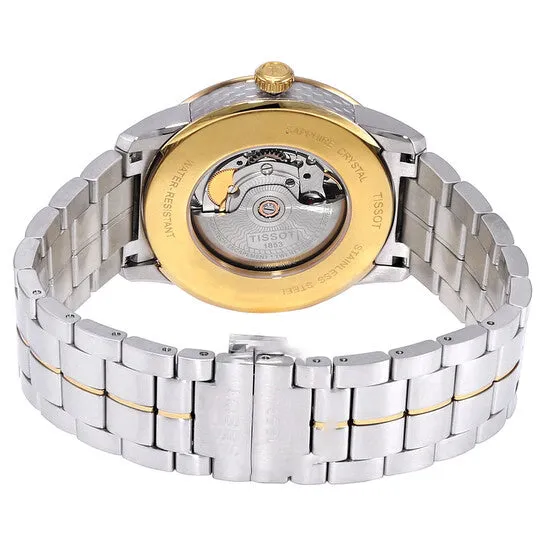 Original Tissot Luxury Automatic Silver Dial Twotone Mens Watch T0864072203700 JMS always Rings Original Tissot Luxury Automatic Silver Dial Twotone Mens Watch T0864072203700 JMS always Rings