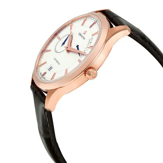Original Zenith Captain Power Reserve Silver Dial 18kt Rose Gold Mens Watch 18212168501C498 JMS always Earrings Original Zenith Captain Power Reserve Silver Dial 18kt Rose Gold Mens Watch 18212168501C498 JMS always Earrings