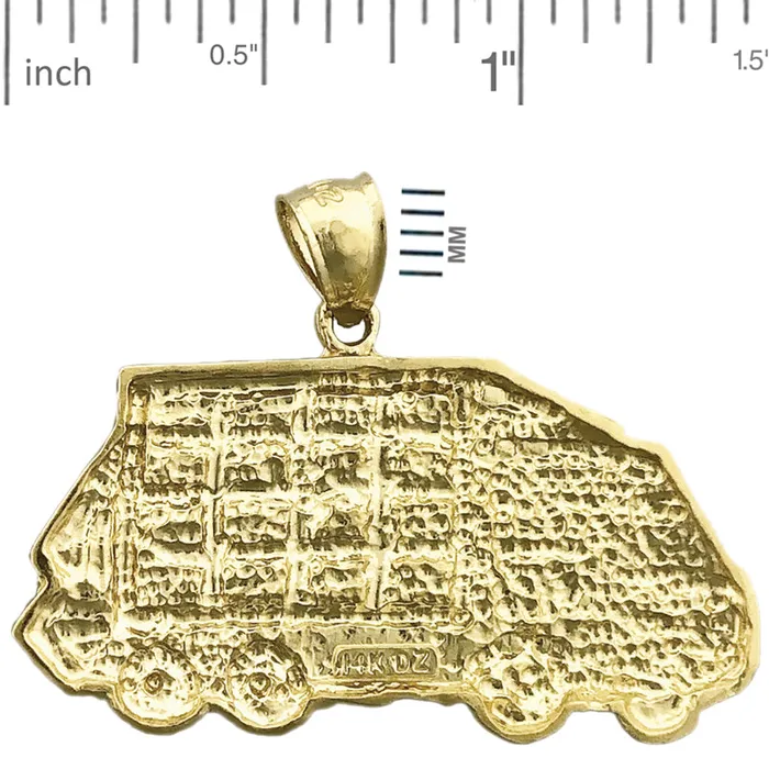 PreStyled Sets Goldia 14K Gold Trash Dump Truck Pendant