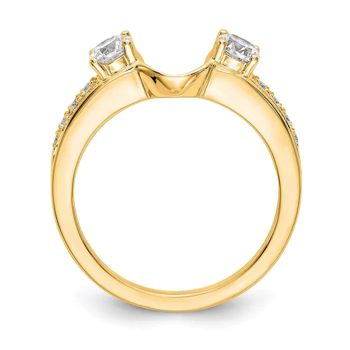 PreStyled Sets Goldia 14K Yellow Gold Real Diamond Wrap