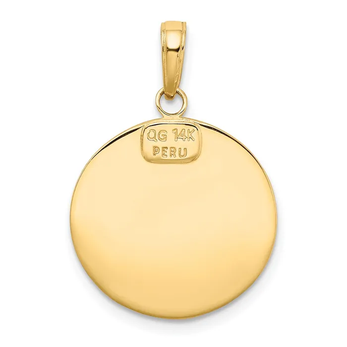 PreStyled Sets Goldia 14k Yellow Gold Saint Christopher Medal Pendant