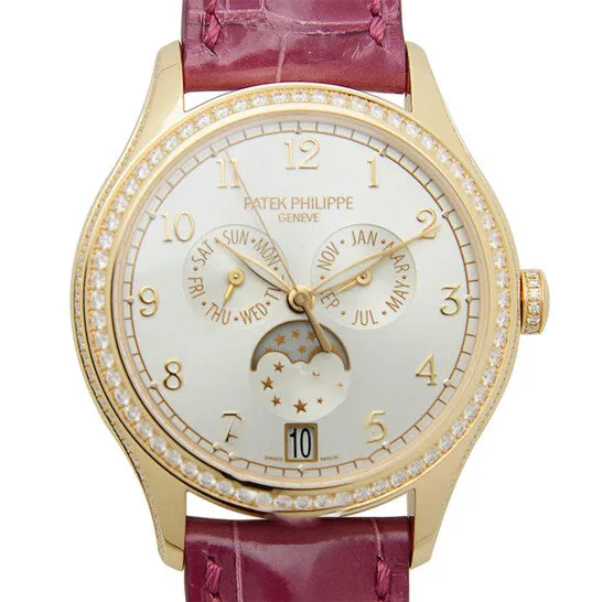 PreStyled Sets JMS always Original Patek Philippe Complications Silvery Sunburst Dial 18K Rose Gold Automatic Ladies Watch 4947R001 PreStyled Sets JMS always Original Patek Philippe Complications Silvery Sunburst Dial 18K Rose Gold Automatic Ladies Watch 4947R001