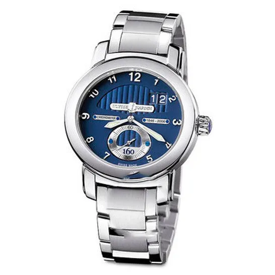 PreStyled Sets Original Ulysse Nardin 160th Anniversary Blue Dial 18K White Gold Automatic Mens Watch 16001008 JMS always PreStyled Sets Original Ulysse Nardin 160th Anniversary Blue Dial 18K White Gold Automatic Mens Watch 16001008 JMS always