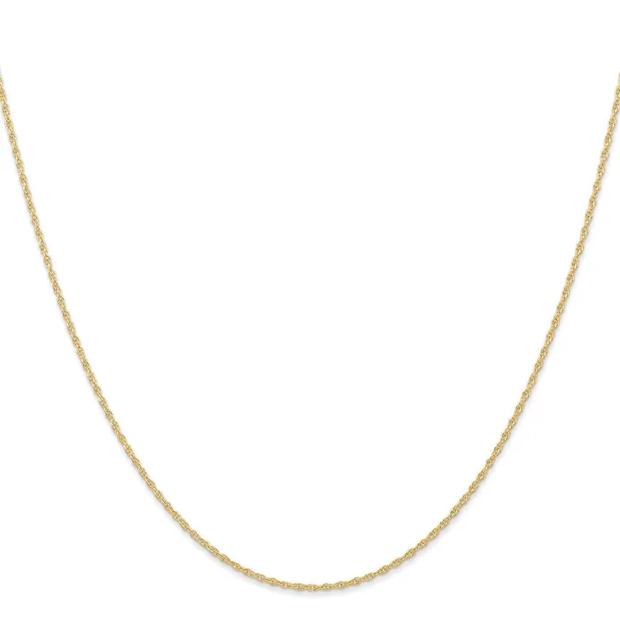 QGold Necklaces 14K Yellow Gold 18 inch Carded 95mm Cable Rope with Spring Ring Clasp Chain Necklace QGold Necklaces 14K Yellow Gold 18 inch Carded 95mm Cable Rope with Spring Ring Clasp Chain Necklace