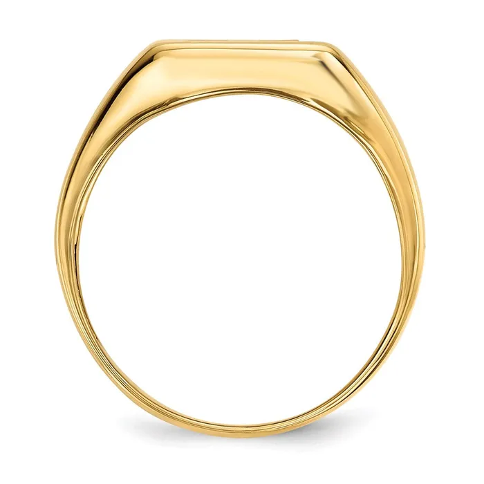 Rings 14K Gold w Onyx u0026 Real Diamond Cross Mens Ring Goldia