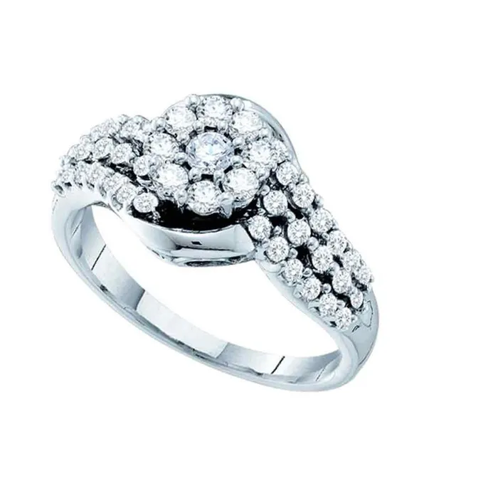 Rings 34CTWDiamond FLOWER RING gndatlanta