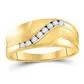 Rings gndatlanta 10k Yellow Gold Round Diamond Wedding Band Ring 14 Cttw Rings gndatlanta 10k Yellow Gold Round Diamond Wedding Band Ring 14 Cttw