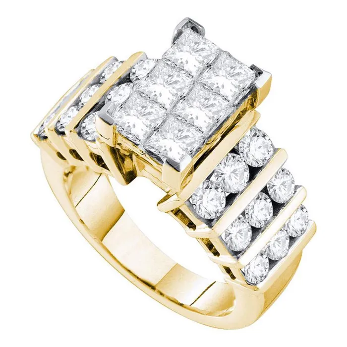 Rings gndatlanta 3 CTDiamond INVISIBLE RING