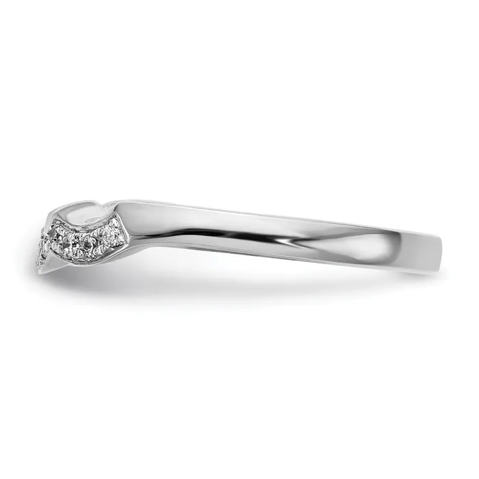 Rings Goldia 018ct CZ Solid Real 14K White Gold Wedding Wedding Band Ring