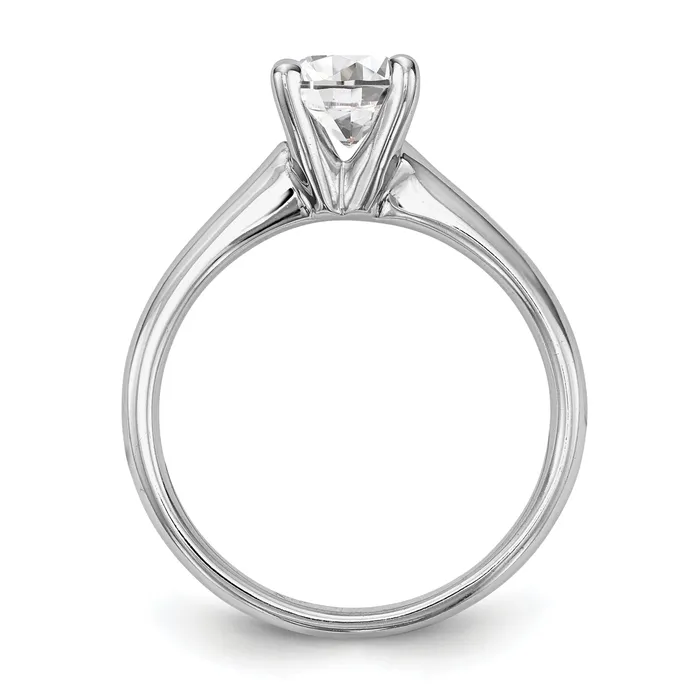 Rings Goldia 050ct CZ Solid Real 14k White Gold Solitaire Engagement Ring