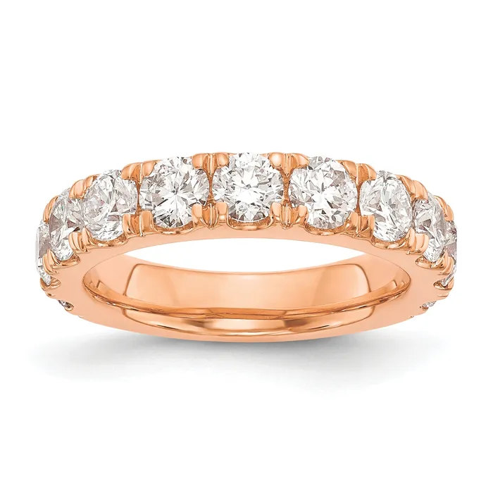 Rings Goldia 14k Rose Gold 2 Ct Lab Grown Diamond VSSI G Wedding Band Ring Rings Goldia 14k Rose Gold 2 Ct Lab Grown Diamond VSSI G Wedding Band Ring