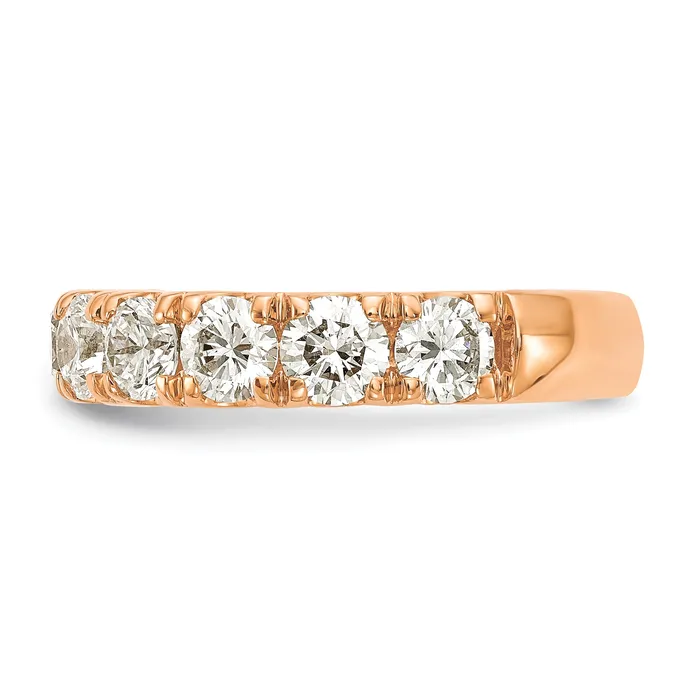 Rings Goldia 14k Rose Gold 2 Ct Lab Grown Diamond VSSI G Wedding Band Ring