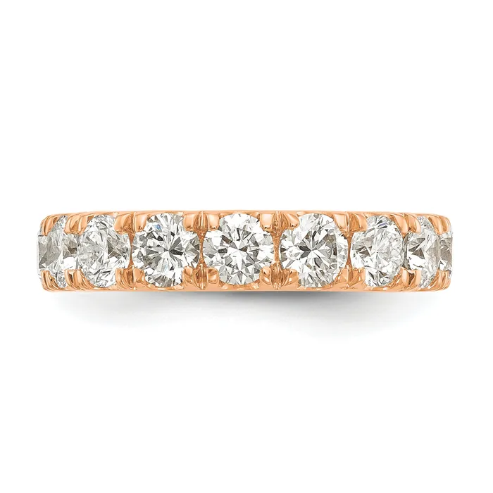 Rings Goldia 14k Rose Gold 2 Ct Lab Grown Diamond VSSI G Wedding Band Ring