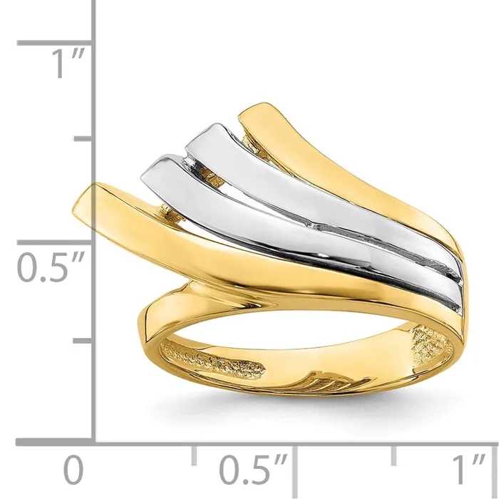 Rings Goldia 14k TwoTone Gold Four Tier Waterfall Ring