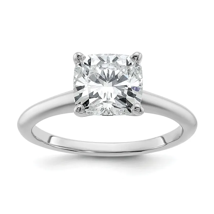 Rings Goldia 14k White Gold 2 Ct Certified Lab Grown Diamond VSSI G Cushion Solitare Engagement Ring Rings Goldia 14k White Gold 2 Ct Certified Lab Grown Diamond VSSI G Cushion Solitare Engagement Ring