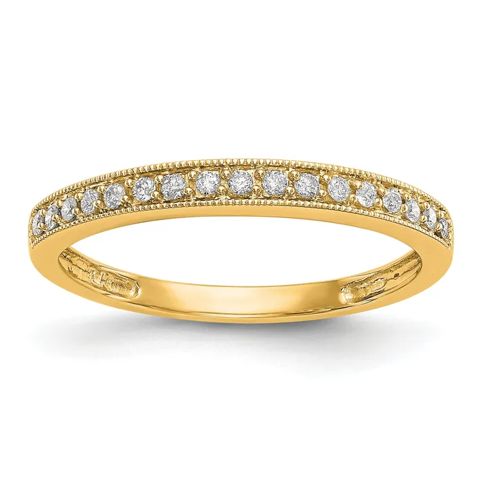 Rings Goldia 14k Yellow Gold 16 Ct Lab Grown Diamond VSSI G Wedding Band Ring