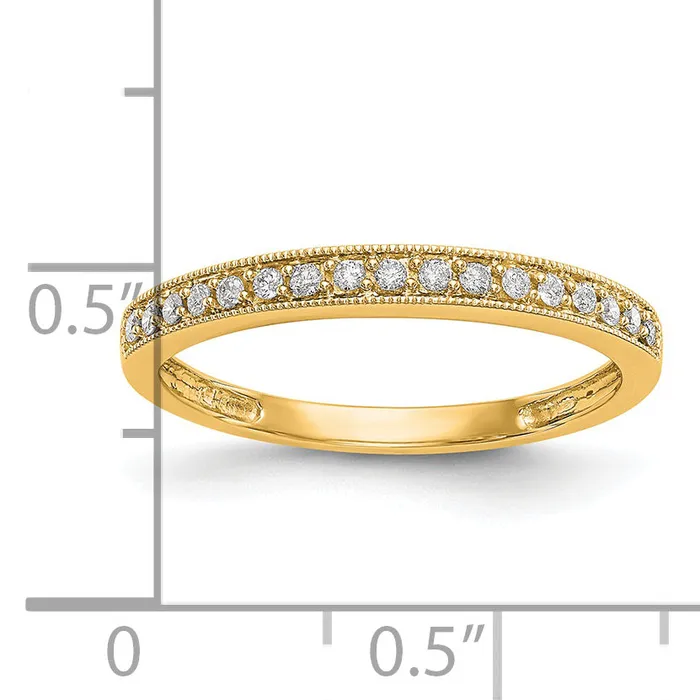 Rings Goldia 14k Yellow Gold 16 Ct Lab Grown Diamond VSSI G Wedding Band Ring