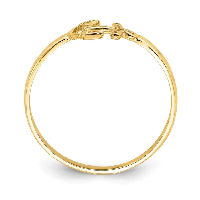 Rings Goldia 14K Yellow Gold Polished Anchor Ring
