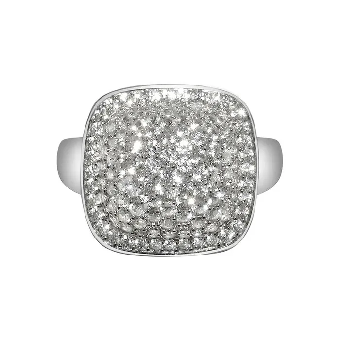 Rings Goldia 2330 CT TW Composite Cushion Natural Diamond Ring in Solid 10K White Gold Rings Goldia 2330 CT TW Composite Cushion Natural Diamond Ring in Solid 10K White Gold