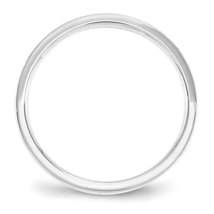 Rings Goldia Solid 10K White Gold 25mm Standard Flat Comfort Fit MensWomens Wedding Band Ring Size 45 Rings Goldia Solid 10K White Gold 25mm Standard Flat Comfort Fit MensWomens Wedding Band Ring Size 45